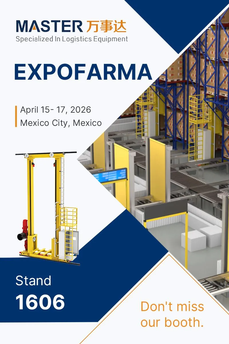 MASTER to Showcase Smart Warehouse Solutions for Pharmaceutical Industry at EXPOFARMA 2026 in Mexico