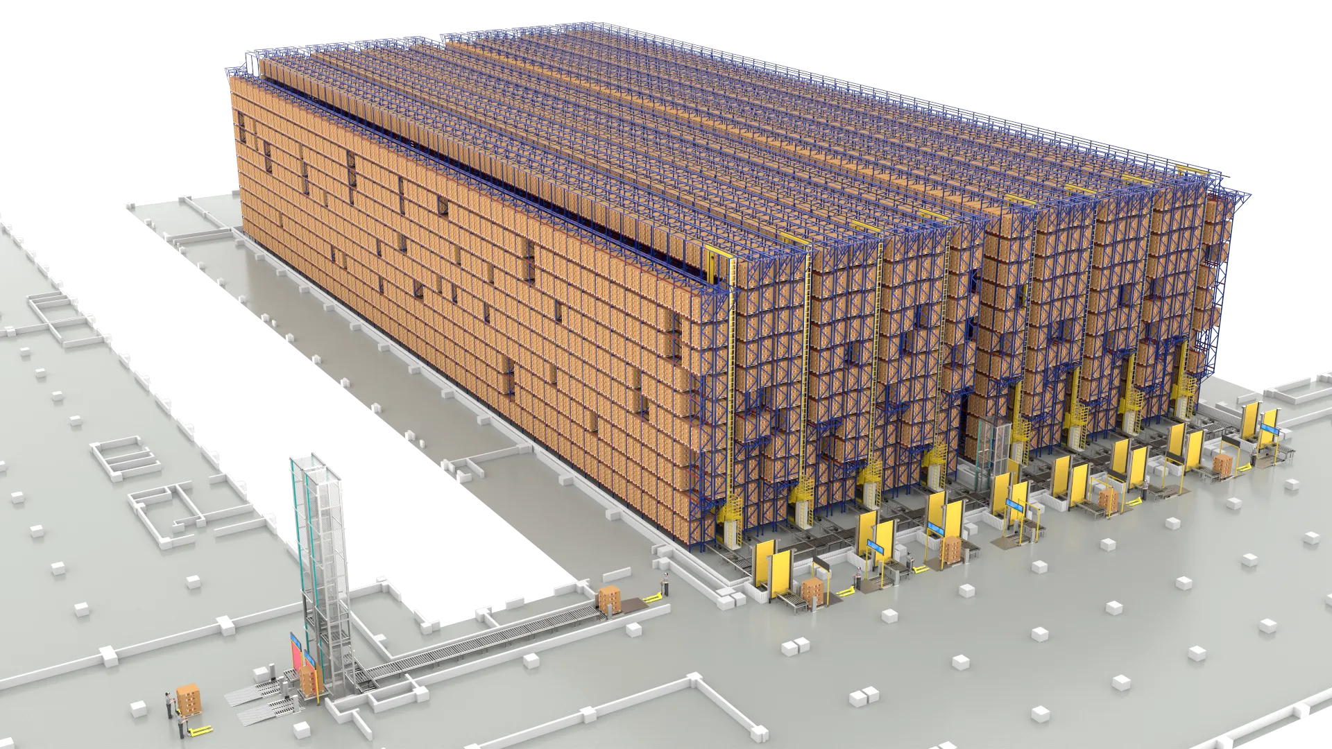 Stacker AS/RS Builds a New Cornerstone for Power Material Support