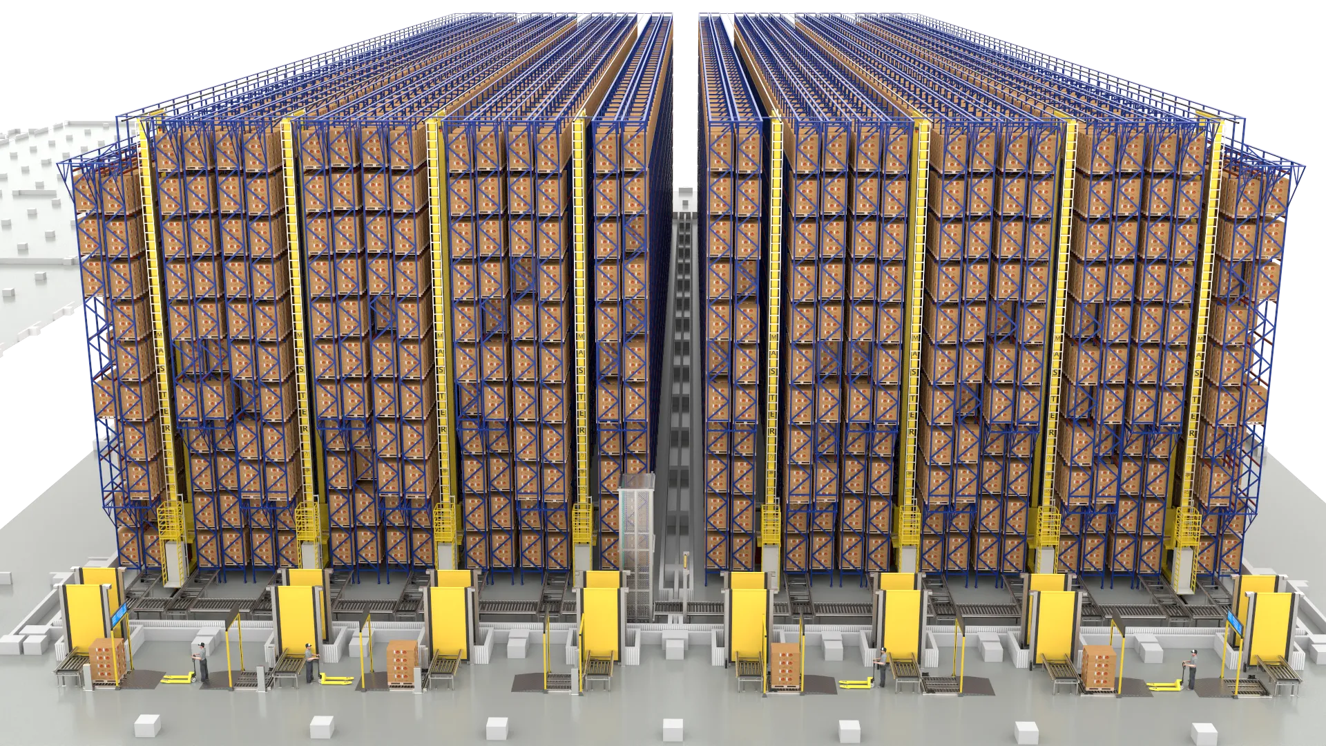 Packaging Hub Smart Warehouse:Stacker AS/RS Drives High-Density Storage Upgrade in Packaging Industry